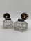 Art Nouveau Ink Barrel in Crystal Glass and 800 Silver by Wilhelm Theodor Binder, 1890s, Set of 2, Image 10