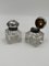 Art Nouveau Ink Barrel in Crystal Glass and 800 Silver by Wilhelm Theodor Binder, 1890s, Set of 2, Image 14