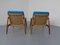 Teak Sofa and Lounge Chairs by Hartmut Lohmeyer for Wilkhahn, 1960s, Set of 3 7