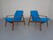 Teak Sofa and Lounge Chairs by Hartmut Lohmeyer for Wilkhahn, 1960s, Set of 3, Image 3