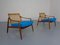 Teak Sofa and Lounge Chairs by Hartmut Lohmeyer for Wilkhahn, 1960s, Set of 3 11