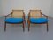 Sofá y sillones de teca de Hartmut Lohmeyer para Wilkhahn, años 60. Juego de 3, Imagen 8