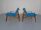 Teak Sofa and Lounge Chairs by Hartmut Lohmeyer for Wilkhahn, 1960s, Set of 3, Image 4