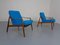 Teak Sofa and Lounge Chairs by Hartmut Lohmeyer for Wilkhahn, 1960s, Set of 3 5