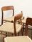 Model 75 Dining Chairs in Teak by Niels O. Møller, 1950s, Set of 6, Image 14