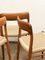 Model 75 Dining Chairs in Teak by Niels O. Møller, 1950s, Set of 6 13