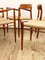 Mid-Century Danish Model 56 and 75 D Chairs in Teak by Niels O. Møller for J.L. Møllers Møbelfabrik, 1950, Set of 8, Image 13