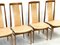 Mid-Century Oak High Back Dining Chairs, 1960s, Set of 4, Image 5