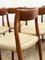 Mid-Century Danish Model 77 Dining Chairs in Teak by Niels O. Møller for J.L Møllers Møbelfabrik, 1950, Set of 6, Image 10