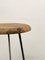 Bar Stool with Steel Frame and Walnut Seat 14