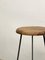 Bar Stool with Steel Frame and Walnut Seat 15