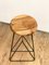 Bar Stool with Steel Frame and Walnut Seat, Image 7