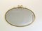 French Louis XVI Style Oval Mirror in Bronze and Brass, 1880, Image 2