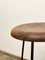 Bar Stool with Steel Frame and Walnut Seat 7