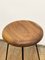 Bar Stool with Steel Frame and Walnut Seat 6