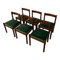 Carimate Dining Chair in Green Velvet and Beech by Vico Magistretti for Cassina, 1963, Set of 10, Image 3