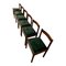 Carimate Dining Chair in Green Velvet and Beech by Vico Magistretti for Cassina, 1963, Set of 10 4
