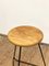 Bar Stool with Steel Frame and Oak Seat 7