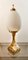 Table Lamp in Brass with Oval Glass, Image 13