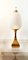 Lampada da Tavolo in Ottone con Vetro Ovale, Immagine 8