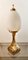 Table Lamp in Brass with Oval Glass 1