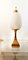 Lámpara de mesa de latón con vidrio ovalado, Imagen 11