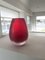 Vase Bullying Rouge par Gianni Vigna pour Venini 1