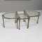 Forged Bronze Tables Made of Melted Glass in the Style of Lothar Klute, 1980s, Set of 3, Set of 3, Image 2