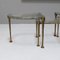 Forged Bronze Tables Made of Melted Glass in the Style of Lothar Klute, 1980s, Set of 3, Set of 3 9