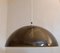 Vintage Ceiling Lamp with Brown Tinted Plastic Screen, 1970s, Image 4