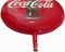 Large Double-Sided Coca Cola Enameled Sign, 1960s 5