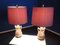 Italian Ceramic & Brass Table Lamps, 1950s, Set of 2, Set of 2, Image 2