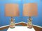 Lámparas de mesa italianas de cerámica y latón, años 50. Juego de 2, Imagen 1