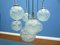 Cascade Ice Glass Hanging Lamp from Doria, 1960s, Image 5