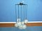 Cascade Ice Glass Hanging Lamp from Doria, 1960s 13
