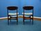 Teak Stühle von Arne Hovmand Olsen für Jutex, 1950er, 2er Set, 2er Set 8