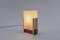 Scandinavian Table Lamp in Teak, Opal Glass and Brass, 1960s 7