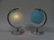 French Bedside Lights, Art Deco, Umbrellas Flamed Light Blue, 1920s, Set of 2 7