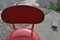 Hungarian Red Leatherette Desk Chair, 1960s 4