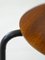 Vintage Stool with Teak Seat, 1960s, Image 4