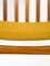 Sillas escandinavas de teca con asientos acolchados, años 60. Juego de 4, Imagen 7
