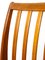 Sillas escandinavas de teca con asientos acolchados, años 60. Juego de 4, Imagen 9