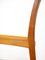 Scandinavian Teak Chairs with Padded Seats, 1960s, Set of 4 10