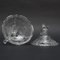 Antike Pressglasschale mit Deckel und Sockel, 1900er, 2er Set 4