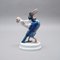 Art Nouveau Porcelain Figure of High School Boy on Toucan by Liebermann for Rosenthal 5