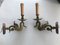 Bronze Wall Lamps, 1920s, Set of 2, Image 11