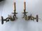 Bronze Wall Lamps, 1920s, Set of 2, Image 20