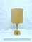 Lámpara de mesa Staff forma ovalada dorada años 80 90, años 70, Imagen 4