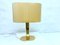 Lámpara de mesa Staff forma ovalada dorada años 80 90, años 70, Imagen 1