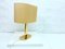 Lámpara de mesa Staff forma ovalada dorada años 80 90, años 70, Imagen 8